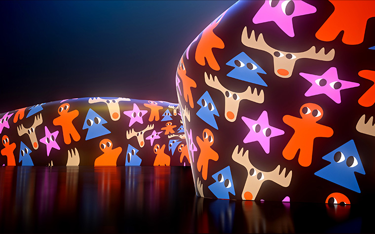 DDP '크리스마스 타운'으로 변신! 인기 캐릭터 총출동