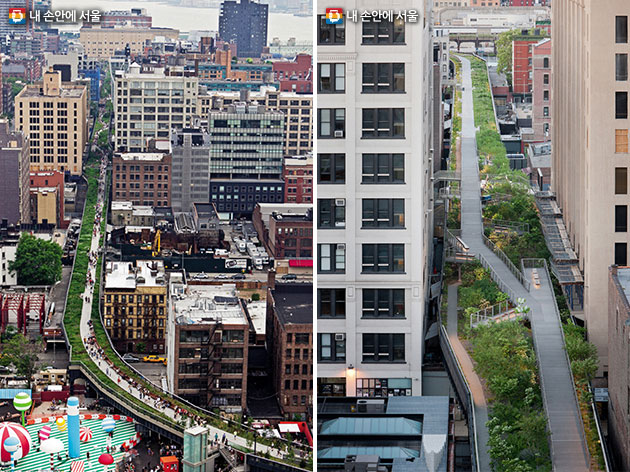 뉴욕의 `하이라인 고가공원`(High Line Park)