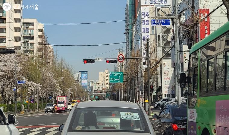 서울 시내 간선도로는 모두 제한속도가 시속 50km/h로 변경됐다.