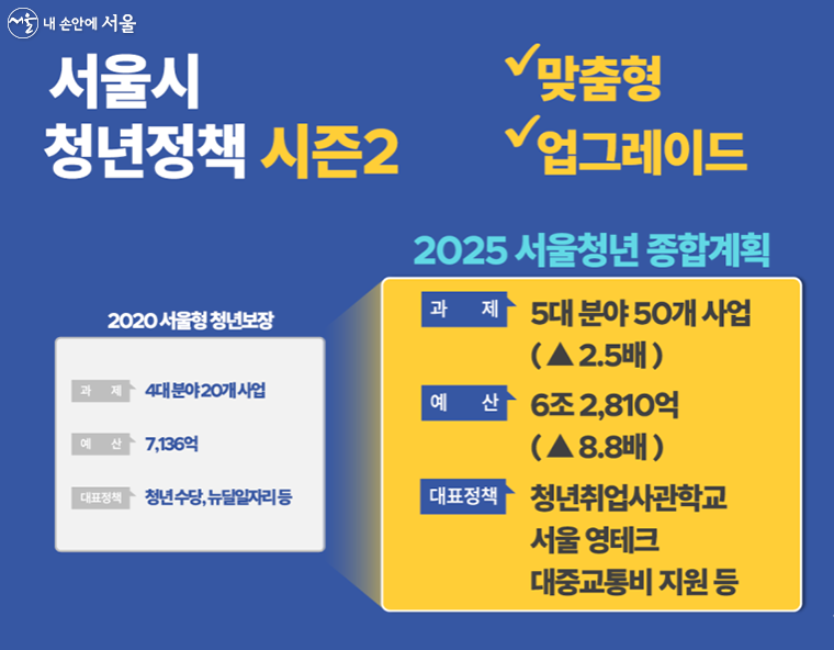 서울시 청년정책(2025 서울청년종합계획) 개요