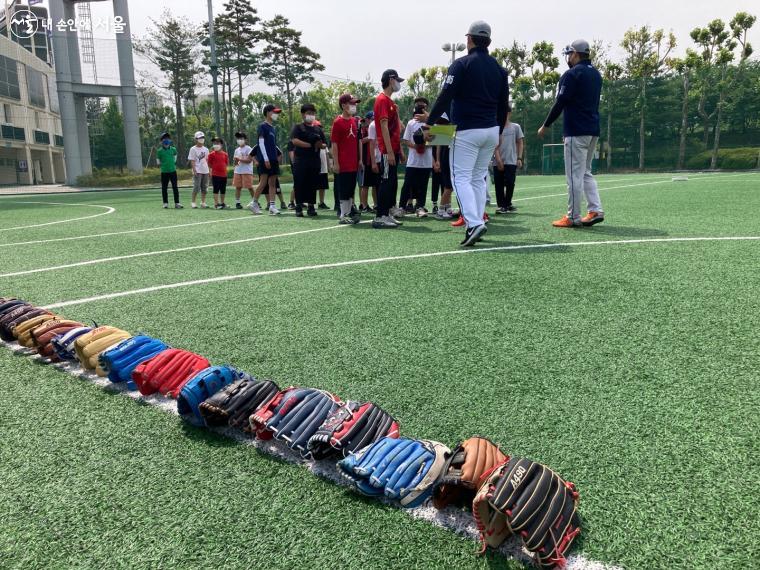 '서울시 어린이 홈런왕 야구 교실' 개강 현장 ⓒ전주영