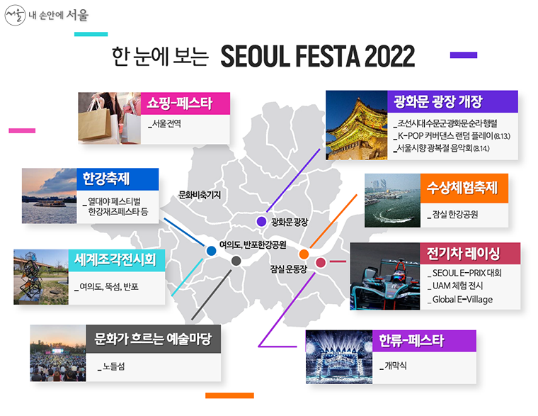 한눈에 보는 서울 페스타(SEOUL FESTA) 2022 ⓒ서울시