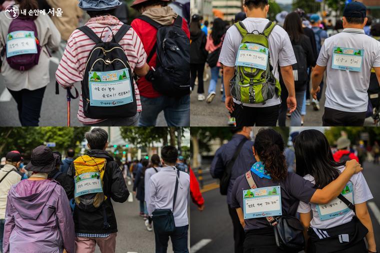 페스티벌 참가자들의 메시지에는 하나같이 '건강'을 적은 문구가 눈에 띈다.