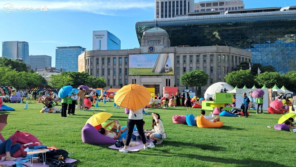 환경의 날을 앞두고 ‘우리가 그린 페스티벌’이 서울광장에서 열렸다. ⓒ이선미 