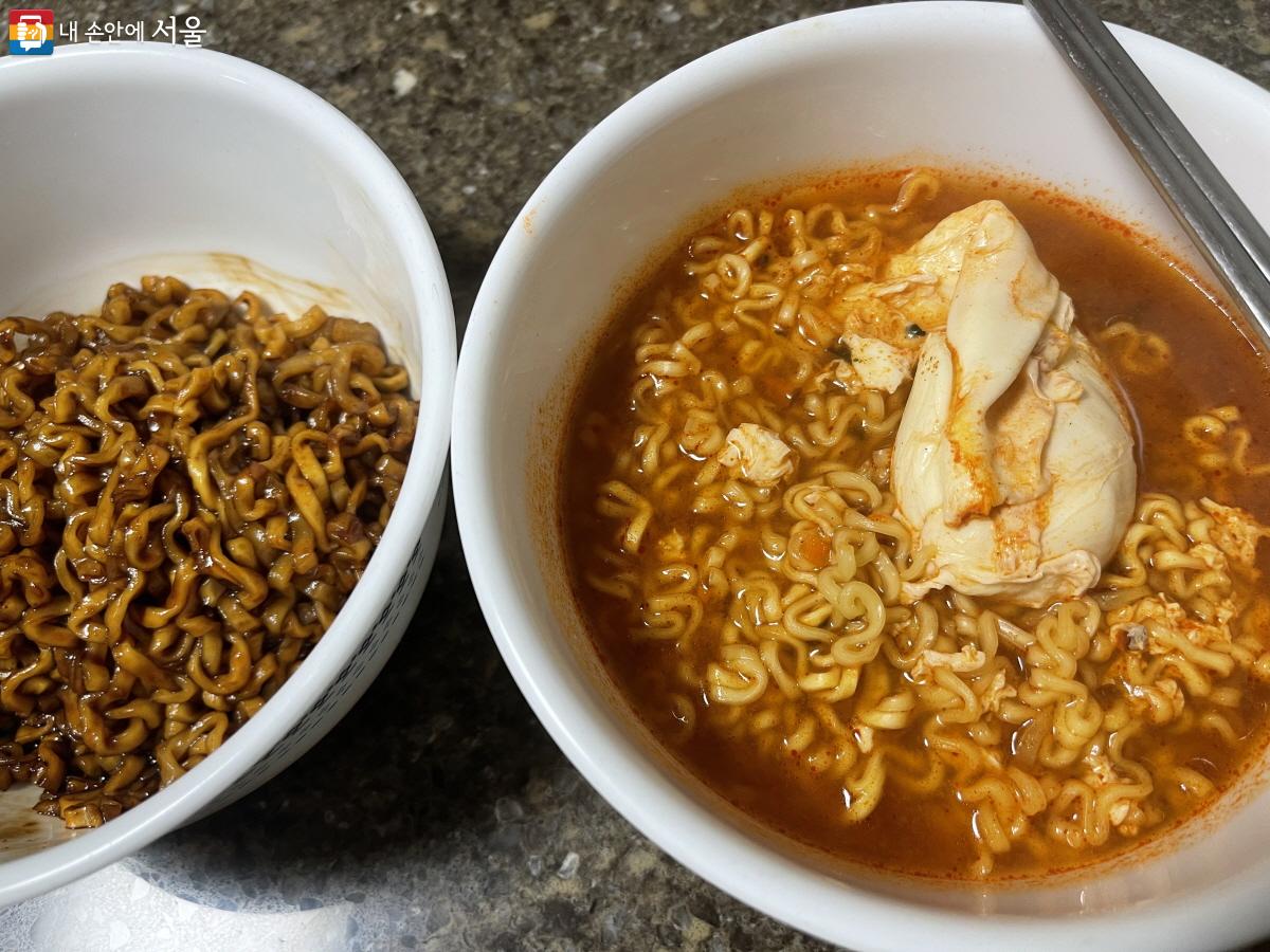 건강하게 맛있는 맛을 내는 ‘서울라면’과 ‘서울짜장’ ©이정민