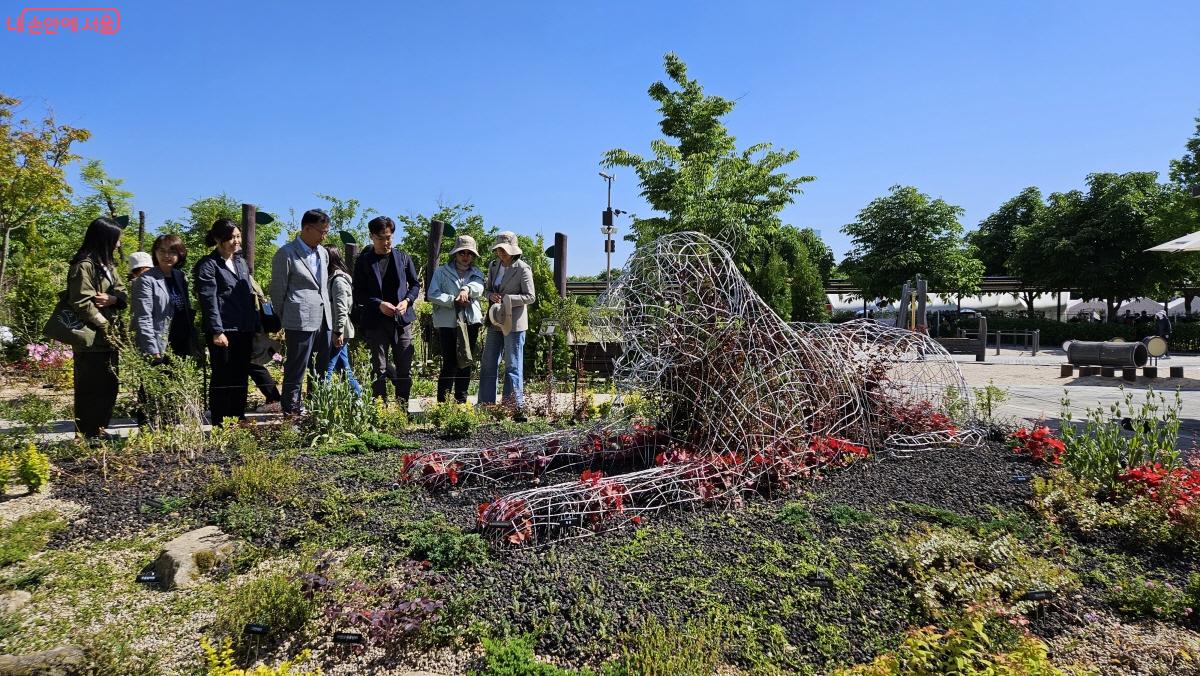 서울대공원이 참여한 ‘세대공감40+정원’은 지난 40년의 추억을 담아 조성했다고 한다. ⓒ이선미  