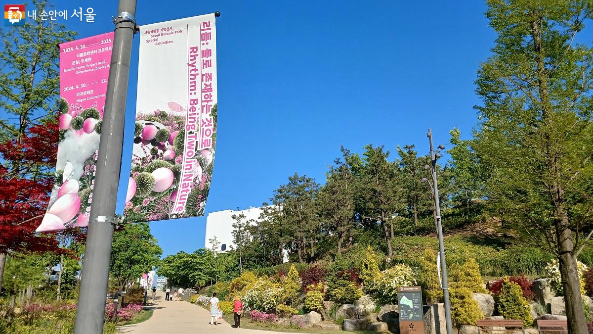 서울식물원이 '리듬: 둘로 존재하는 것으로' 기획 전시를 개막했다. ©박분