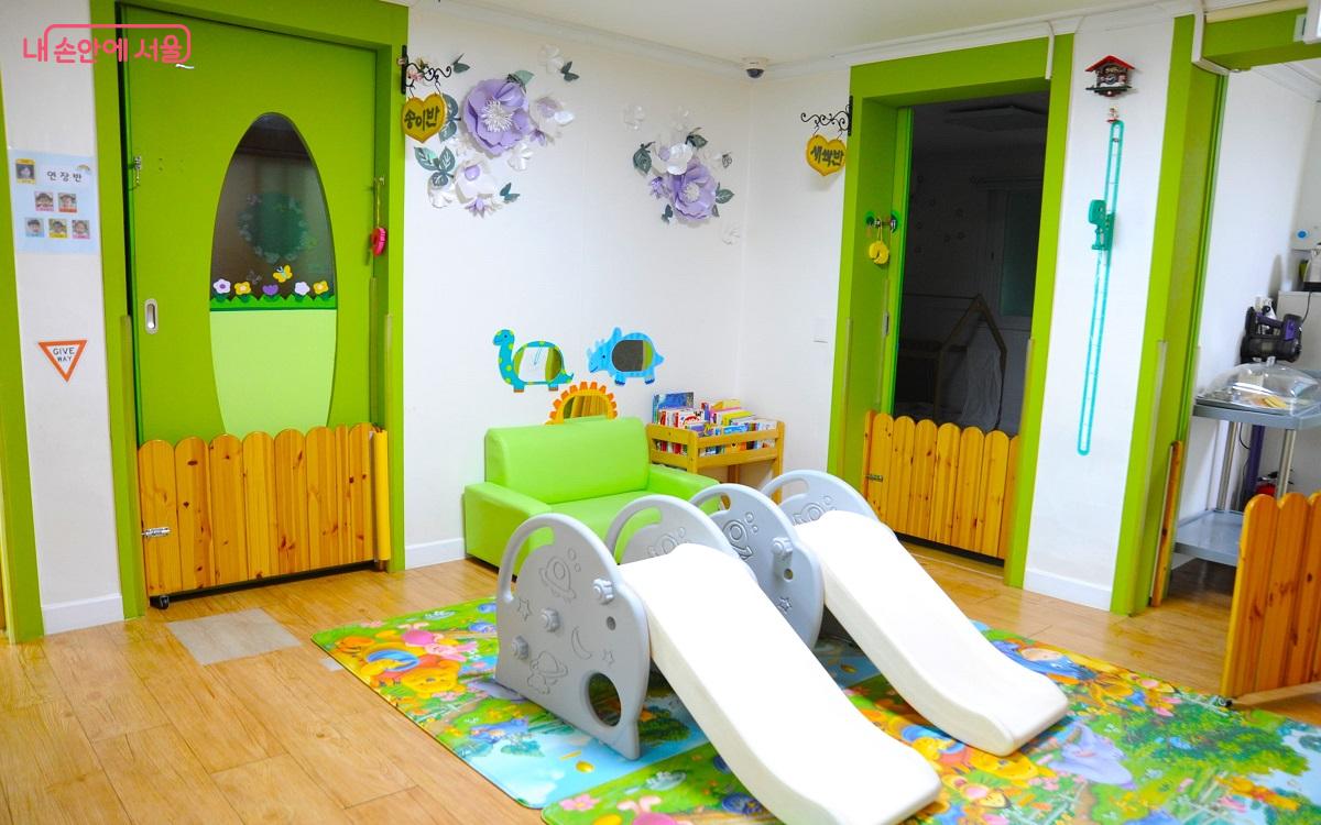‘지혜로운 어린이집’의 실내 놀이공간 ⓒ조수봉