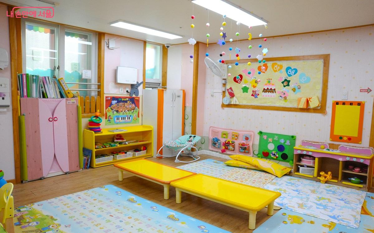 ‘세인 어린이집’의 시간제 돌봄 보육실 ©조수봉