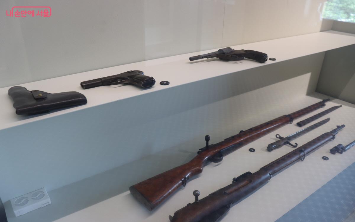 일제강점기에 독립군이 사용했던 총들 ©심재혁