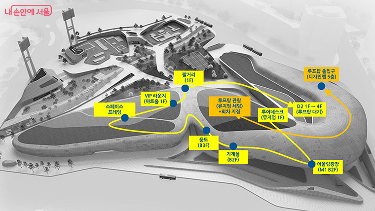 DDP 루프탑 투어 동선 (안)