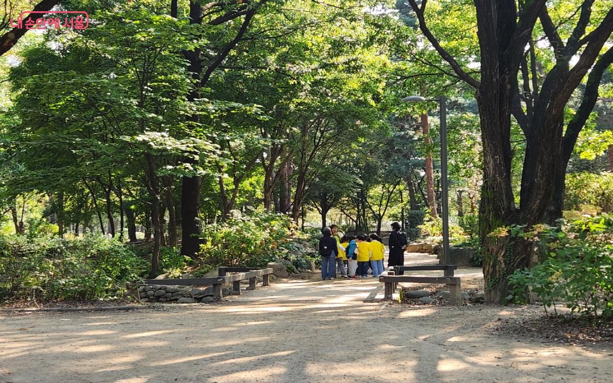 서울숲 곳곳을 휠체어를 타고 안전하게 이동할 수 있었다. ⓒ윤혜숙