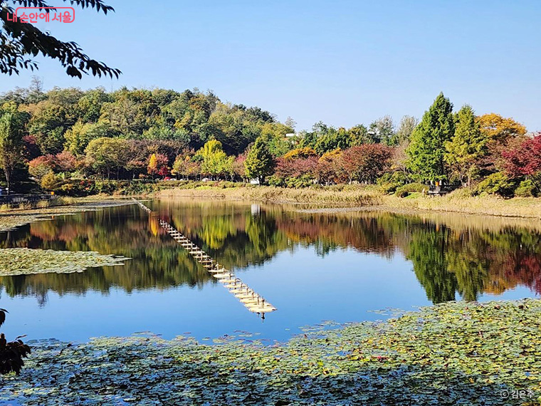 서서울호수공원에는 몬드리안정원, 문화데크, 옥상정원, 전망대 등이 있어 지루하지 않게 즐길 수 있다. 
