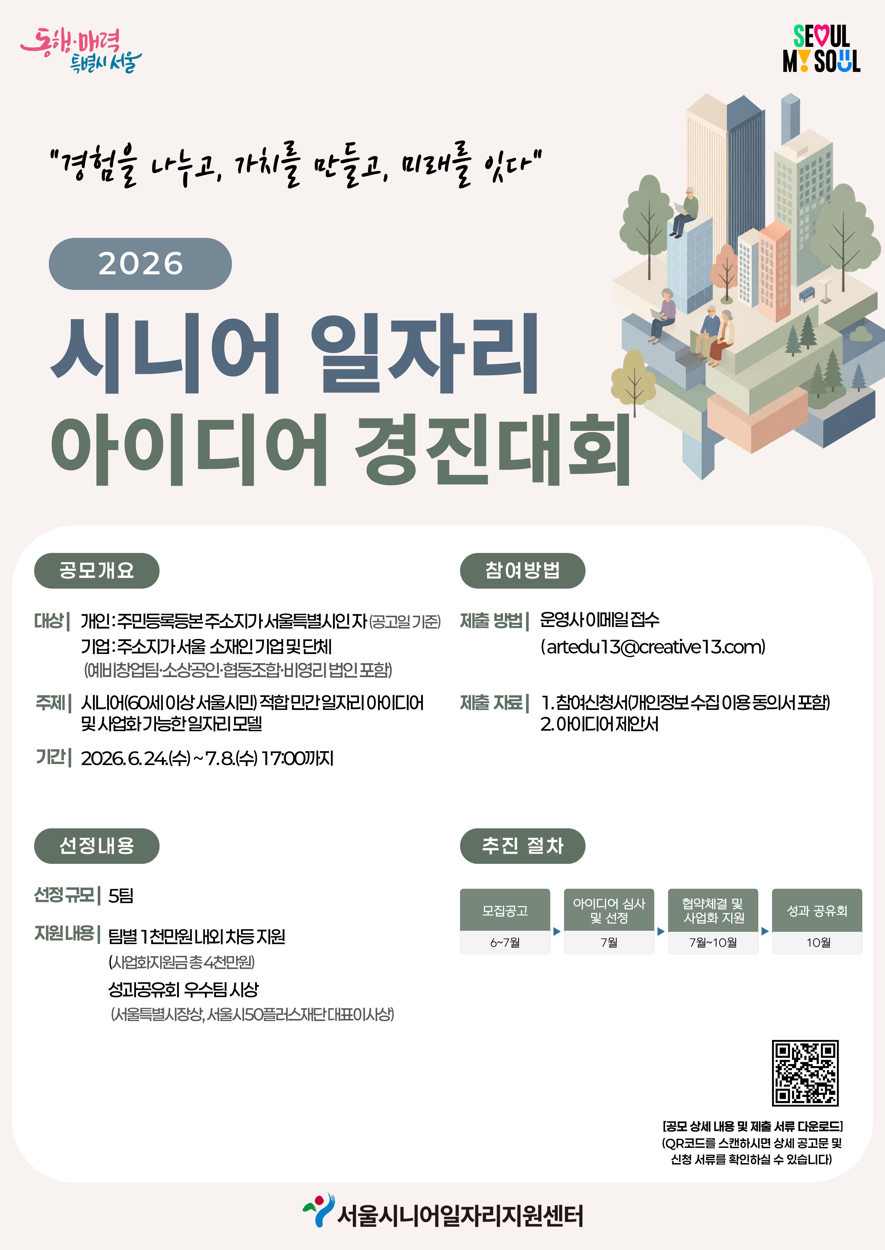2026 시니어 일자리 아이디어 경진대회 개최