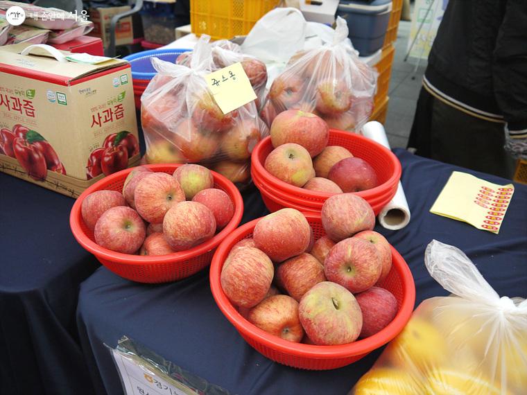 경기도 연천 DMZ에서 생산된 사과 ⓒ최윤영