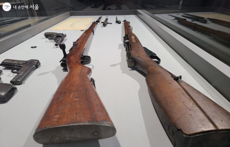 당시 독립군이 사용한 모신나강 소총