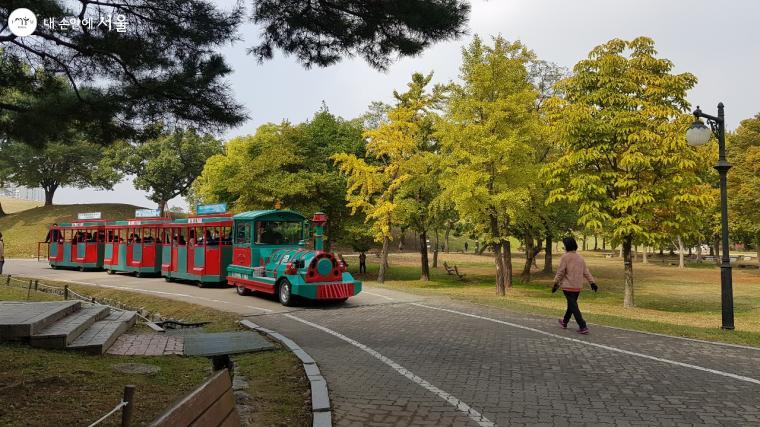 아이들을 태운 호돌이열차가 동심을 싣고 출발한다. 