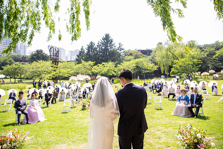 용산가족공원 결혼식 풍경