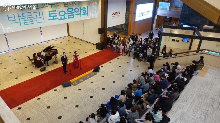 길병민과 박지호의 공연을 마지막으로 '2021 송년음악회'가 끝났다. ⓒ이선미 
