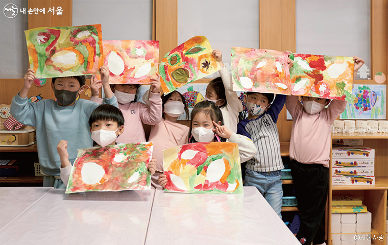 각 어린이집의 우수 프로그램 등을 공유하며 운영되는 서울형 공유 어린이집 특화수업