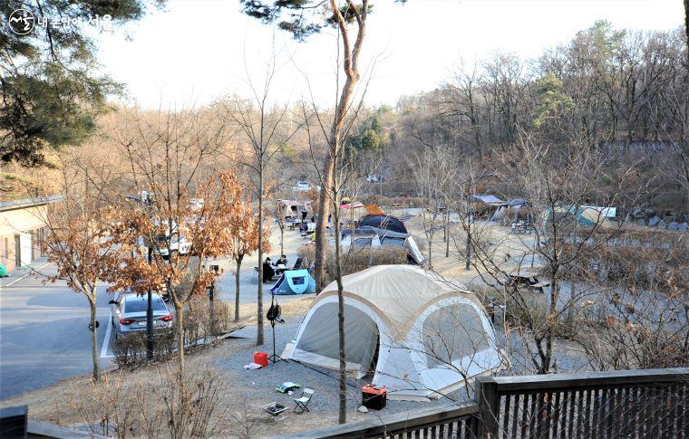 초안산캠핑장 힐링 캠핑 빌리지 ⓒ조수봉