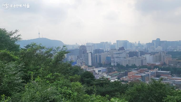 낙산공원에서 바라본 서울의 풍경 ⓒ권연주
