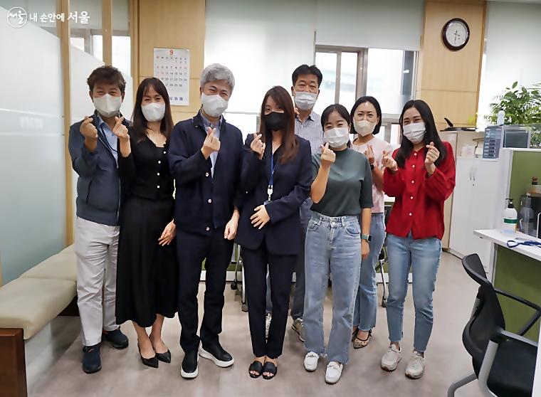 서울시전월세보증금지원센터 직원들 ⓒ김윤경