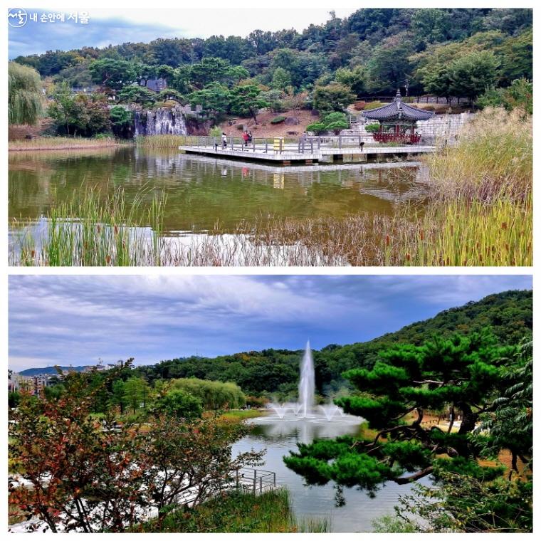 비가 내릴 듯 흐린 날이지만 월영지는 멋진 풍경이었다. ⓒ이선미   