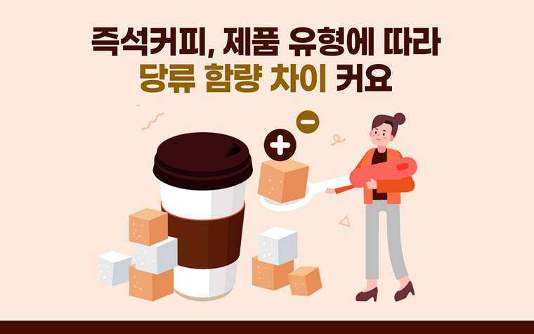 커피 생각나는 날씨, 카페인·당류 함량 확인하고 마시세요!