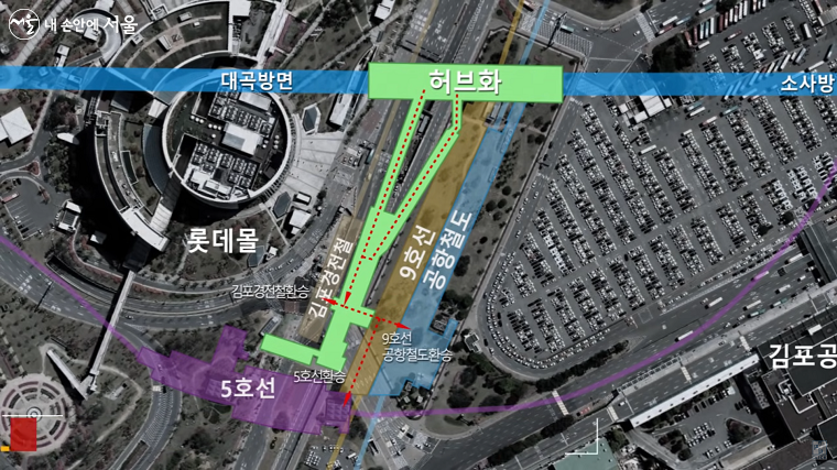 대곡소사선 김포공항역 구조도 ©국토교통부