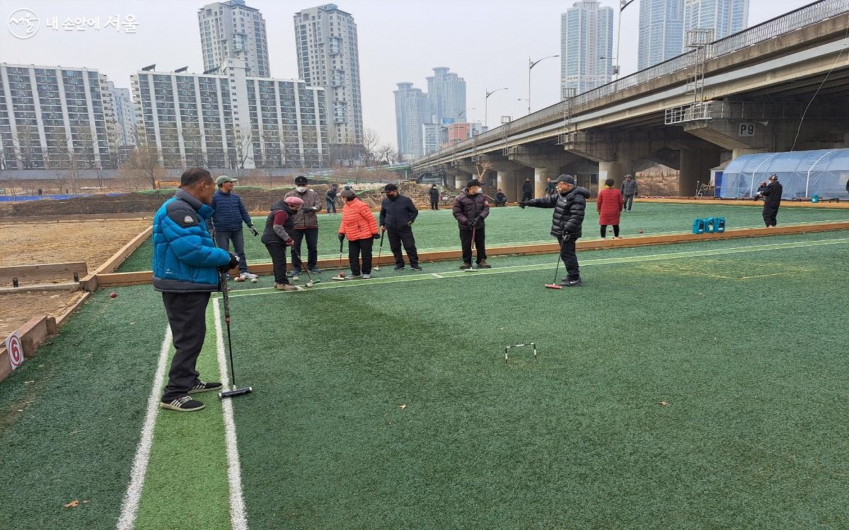 영등포구 오목교 게이트볼 경기장 ©홍지영 