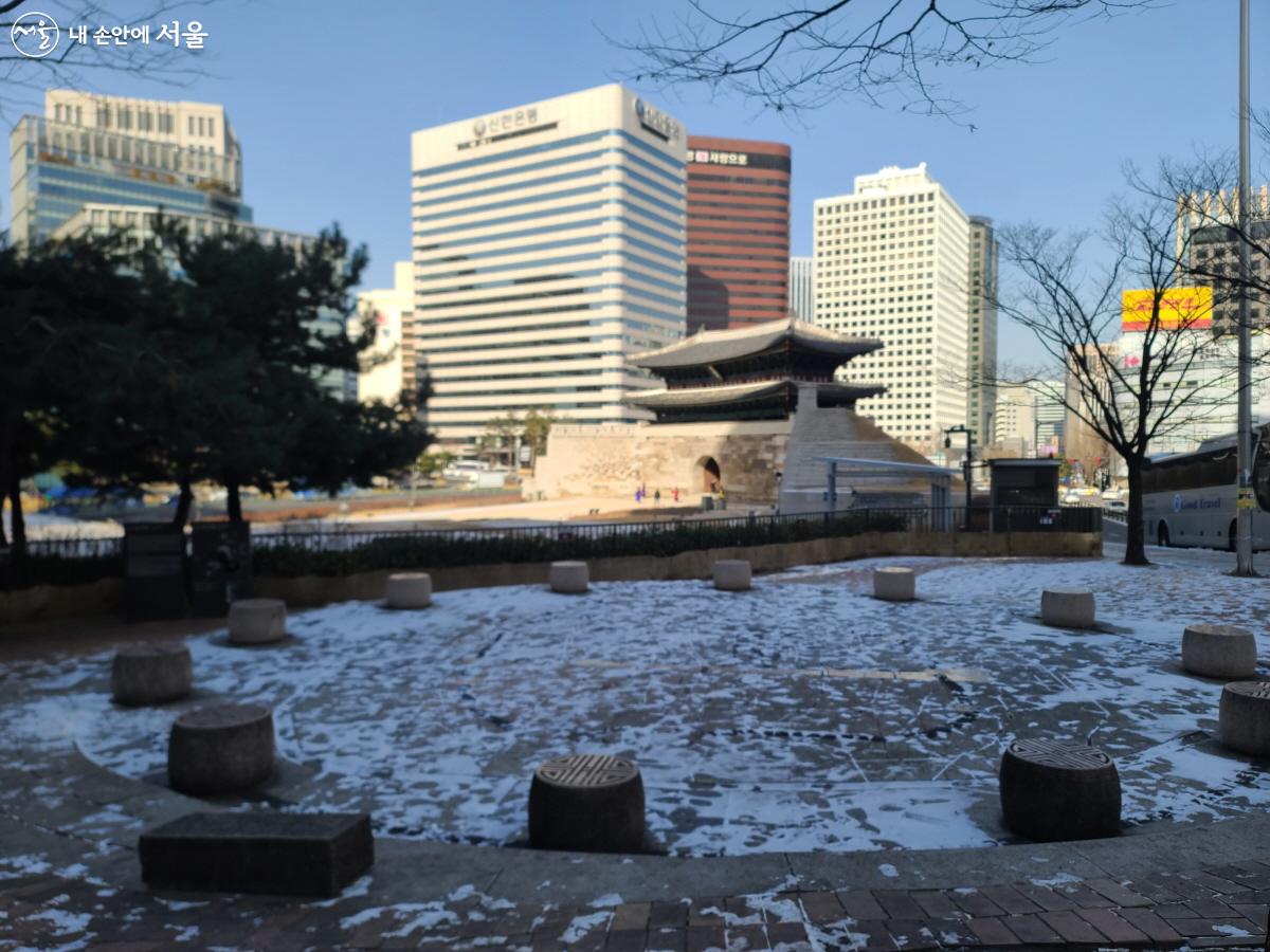 숭례문 외부에 '수선전도'가 있다. ⓒ이영남