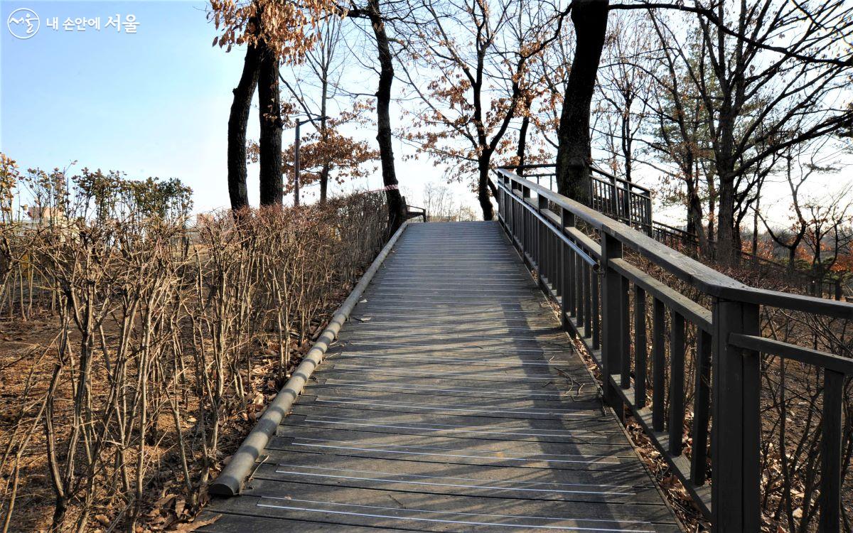 공원 곳곳에 마련된 무장애 산책로 ⓒ조수봉