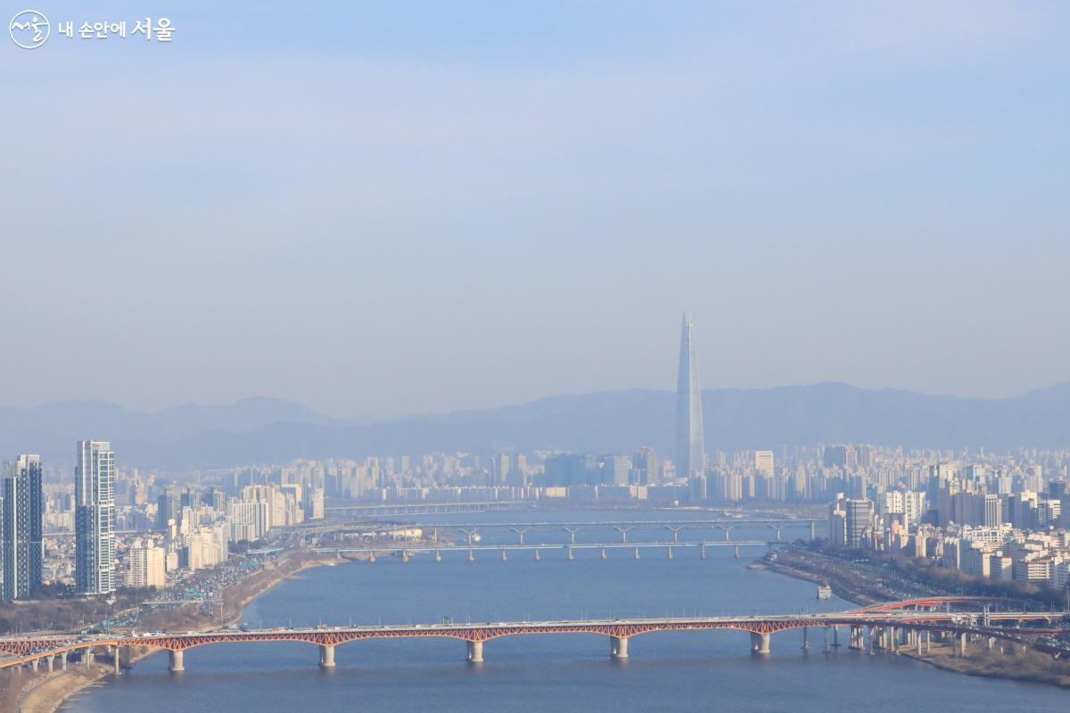 매봉산 팔각정에서 바라본 풍경 ⓒ노인숙