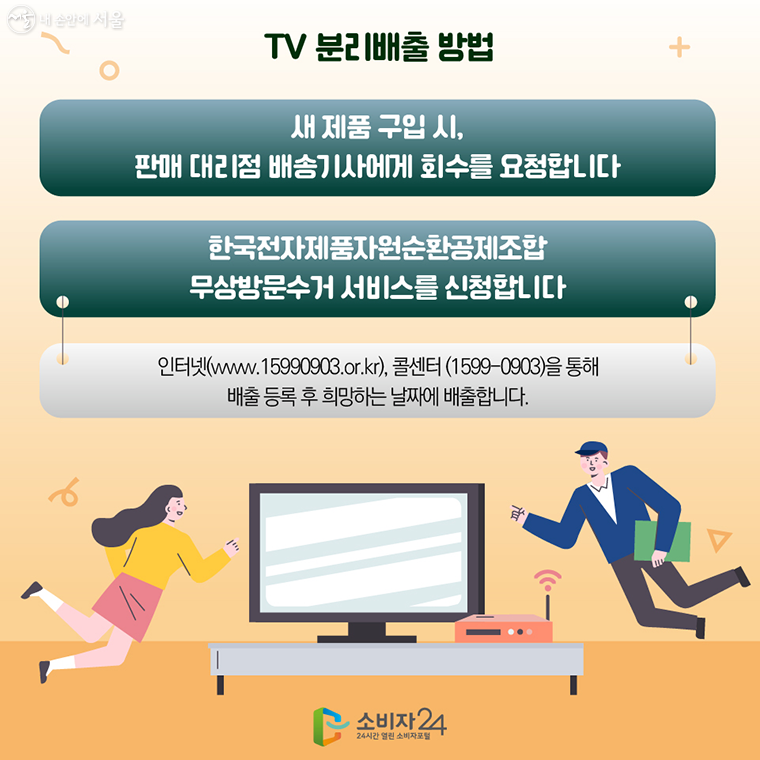 TV 분리배출 방법