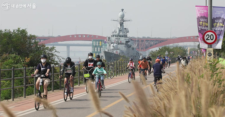 한강페스티벌 가을 – 한가한 자전거대회(2022)