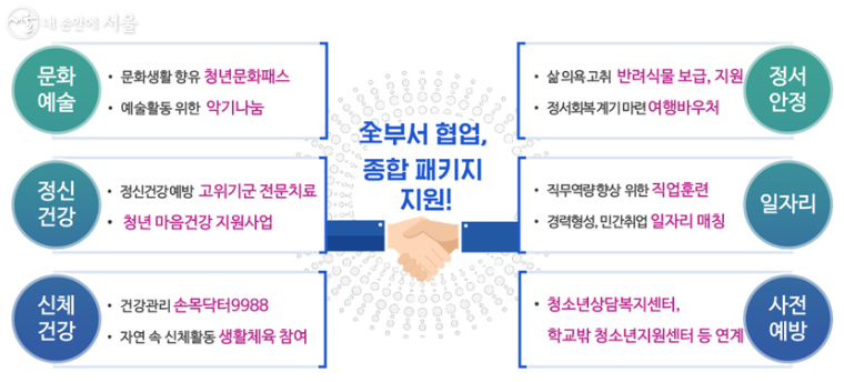 고립‧은둔 청년 회복을 위한 서울시 사업 패키지 구성(안)