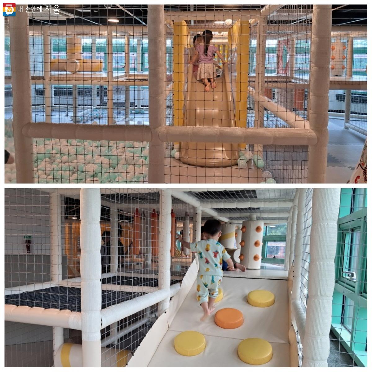 팔각당 실내놀이터 2층은 유아들을 위한 놀이 공간으로 꾸며져 있다. ⓒ이선미 