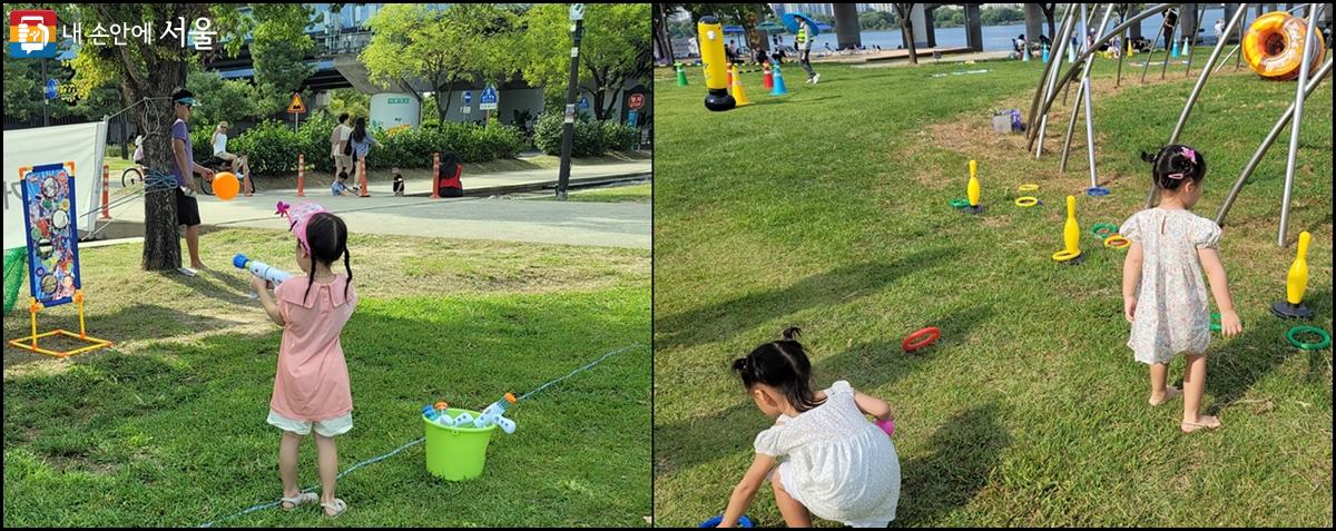 놀이존에서 아이들이 즐겁게 놀고 있다. ⓒ김윤경