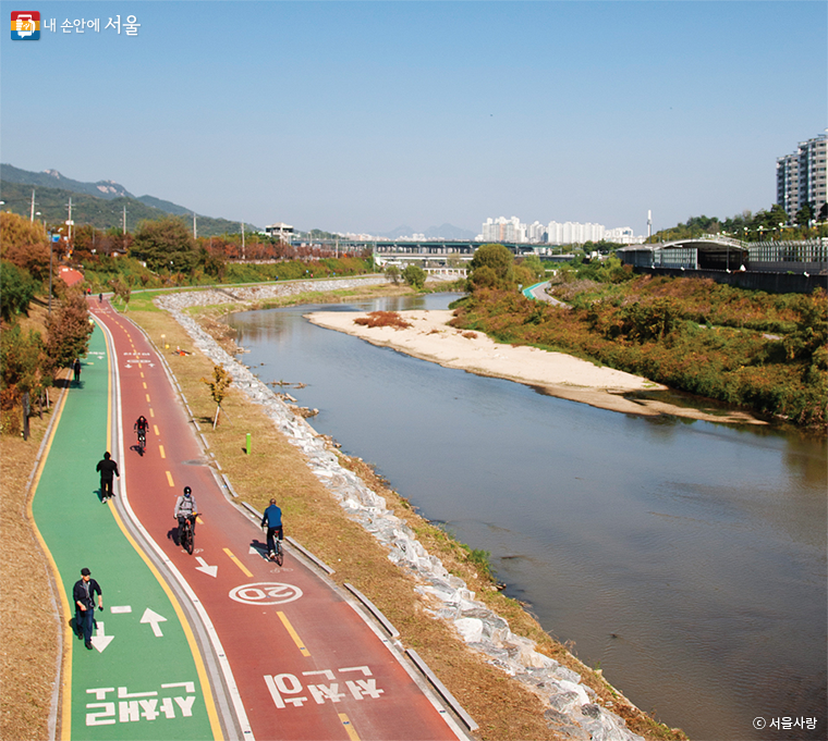 상도교 위에서 바라본 풍경