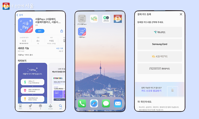 상품권을 구매·사용하기 위해서는 신규 서울페이+ 앱을 내려받아야 한다. 