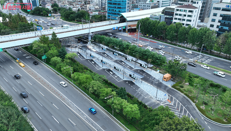 당산역에 광역버스 전용 환승센터가 신설됐다.