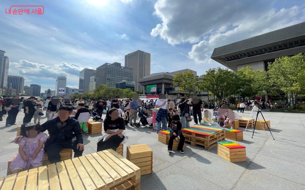 10월 9일 한글날을 맞이하여 광화문광장에서 다채로운 행사가 진행되었다. ⓒ노윤지