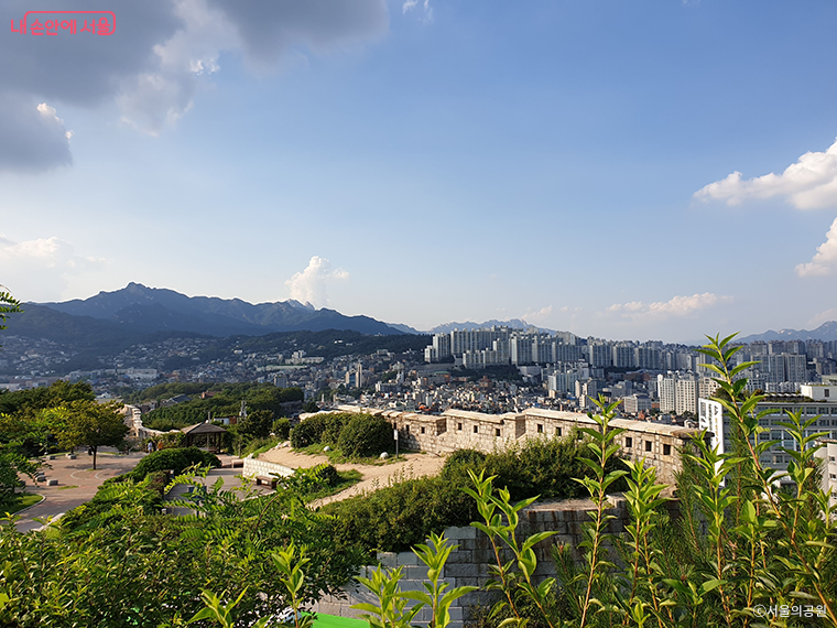 낙산공원에 올라 파란 하늘 아래 펼쳐진 서울의 전경을 바라보니 가슴이 뻥 뚫리는 기분이다.