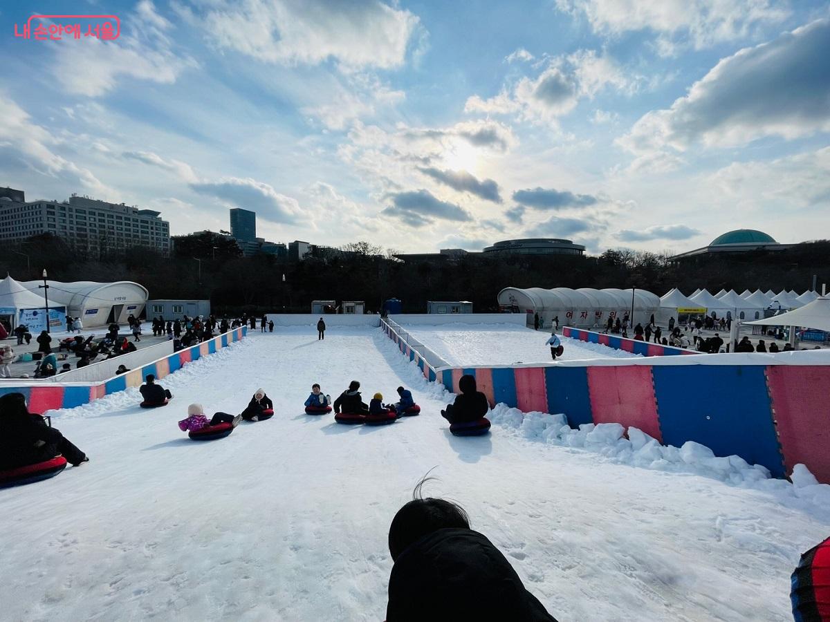 겨울방학은 한강 눈썰매장에서 즐겨보자. ⓒ서주희