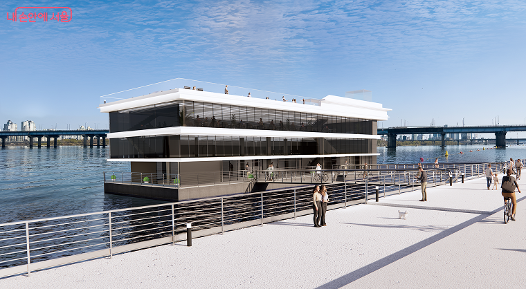 망원, 여의도, 압구정, 뚝섬, 잠실 선착장 조감도