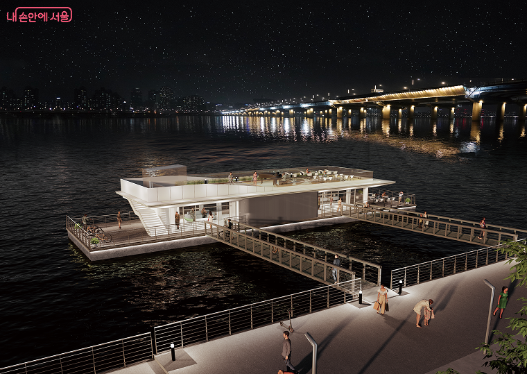 마곡, 옥수 선착장 조감도
