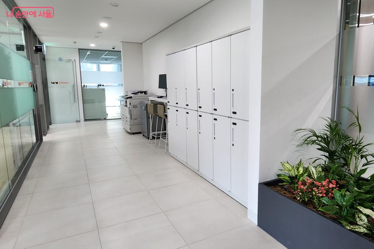 보관함, 복사기 등을 이용할 수 있다. ©김미선
