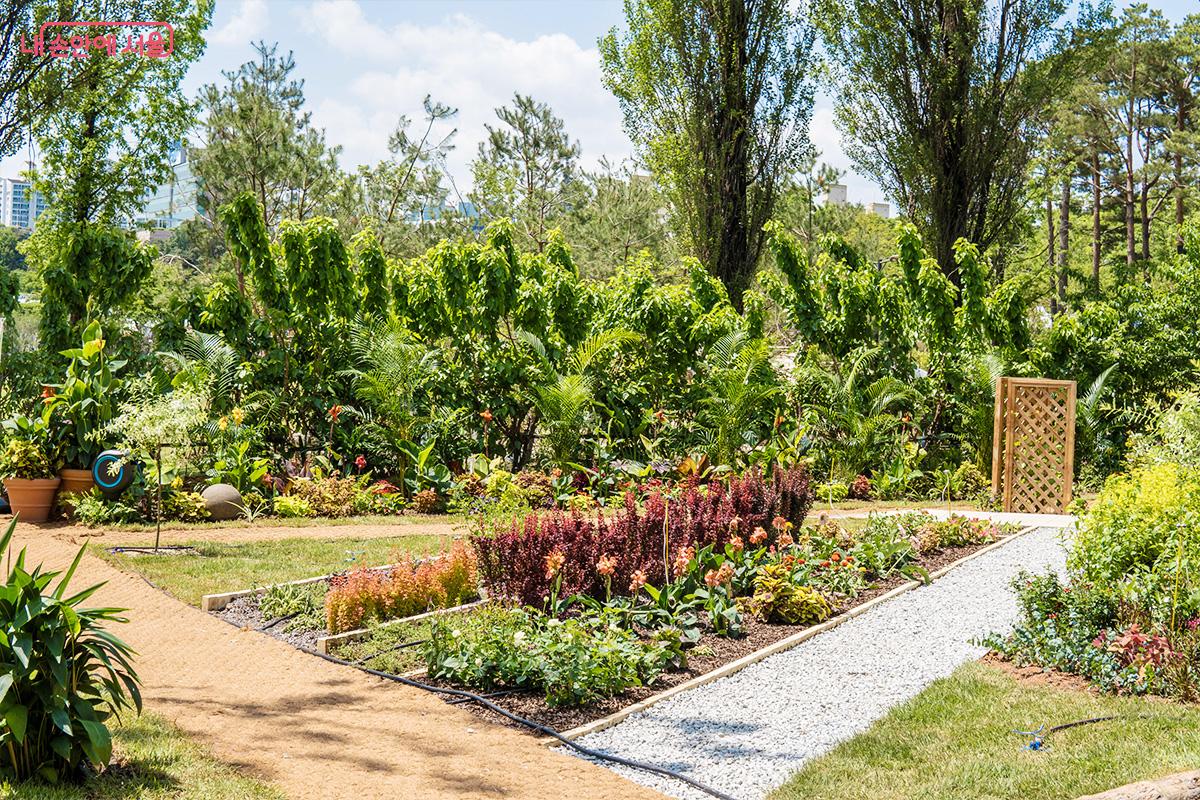 다양한 식물로 조성된 테마정원 Ⓒ최승훈