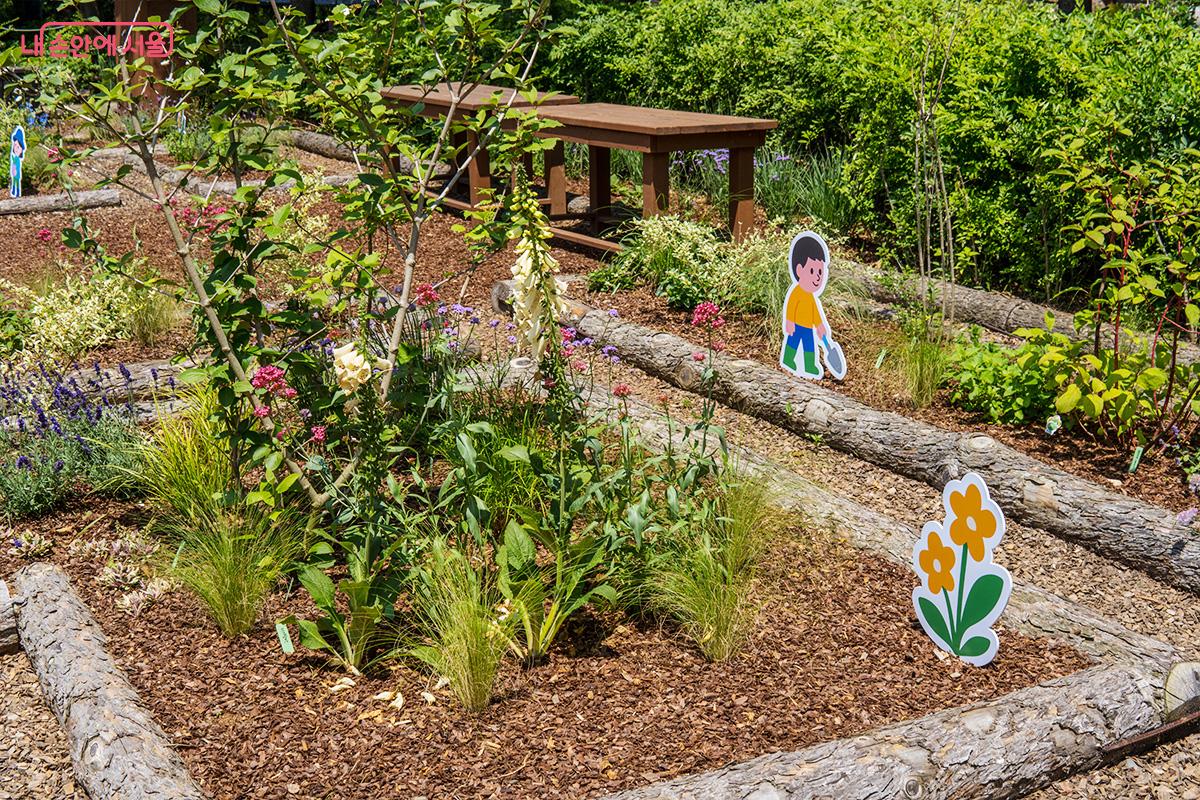 어린이 정원을 테마로 꾸며진 공간 Ⓒ최승훈